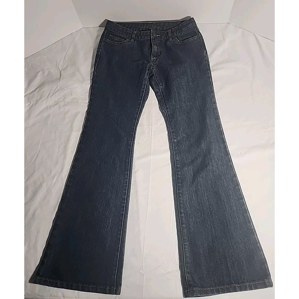 Michael Kors Denim Dark Wash Jeans Sz 2P Boot Cut Mid Rise